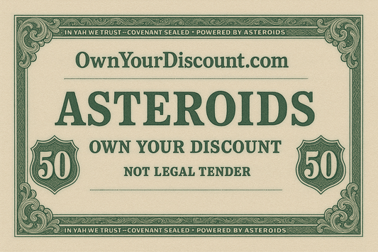 $50 Asteroids: Discount Credit