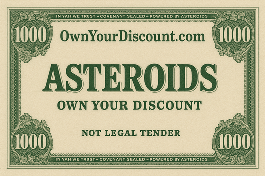 $1000 Asteroids: Discount Credit